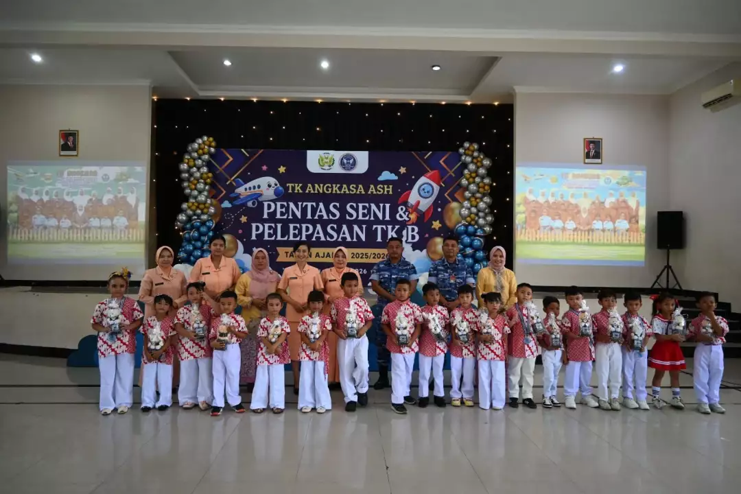Acara Pentas Seni dan Pelepasan TK B angkatan 2025/2026 TK Angkasa ASH